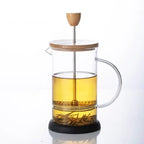 Design-Glasteekanne mit Druck-Infuser 350ML - 600ML