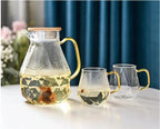 Design-Teekanne aus Glas 1,5L