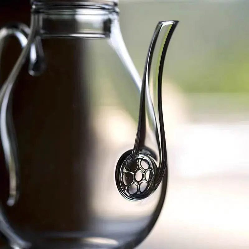 Einfache birnenförmige Glasteekanne 700ml