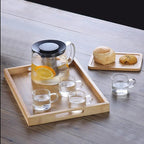 Einfache Glasteekanne mit Sieb 600ML - 1.5L