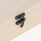 Einfache Teebox aus Holz mit 4 Fächern