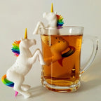Einhorn Silikon Teesieb