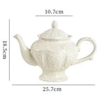 Elegante englische Porzellankanne 1L
