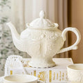 Elegante englische Porzellankanne 1L
