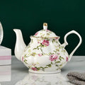 Englische Teekanne aus Porzellan mit Blumenmuster 400ml