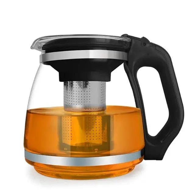 Familiengroße Teekanne aus Glas 1,5L