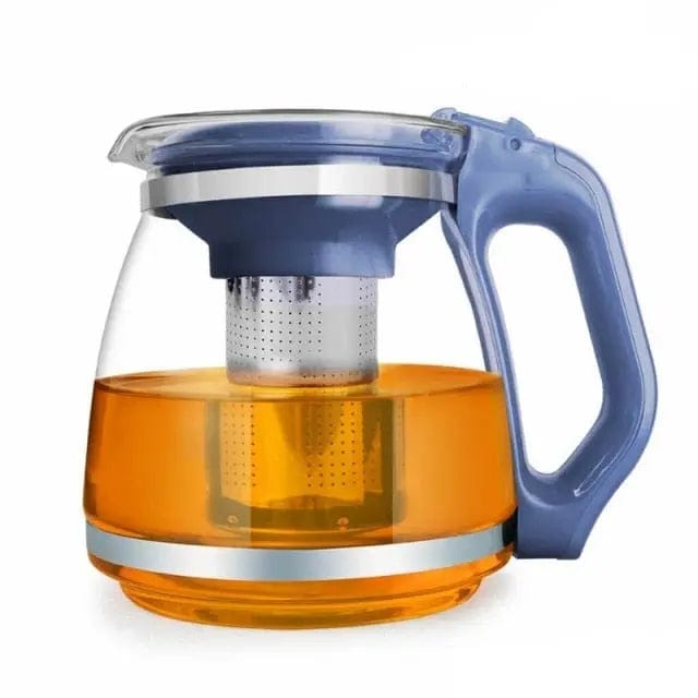 Familiengroße Teekanne aus Glas 1,5L