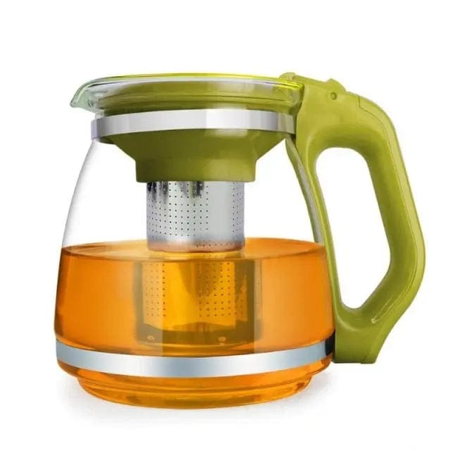 Familiengroße Teekanne aus Glas 1,5L