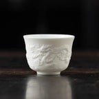 Feine weiße Keramik-Teetasse 50ml