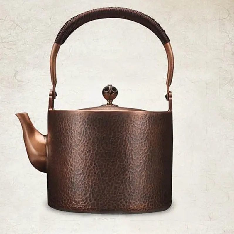 Gehämmerte chinesische Kupferkanne 2L