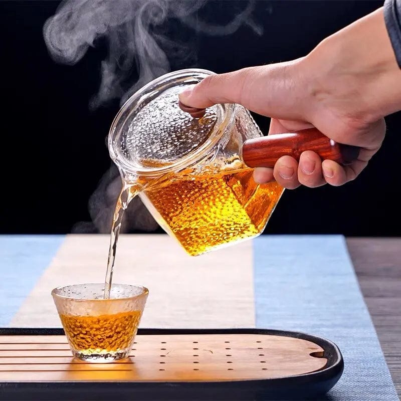 Gehämmertes Glas-Teekanne 500 ml