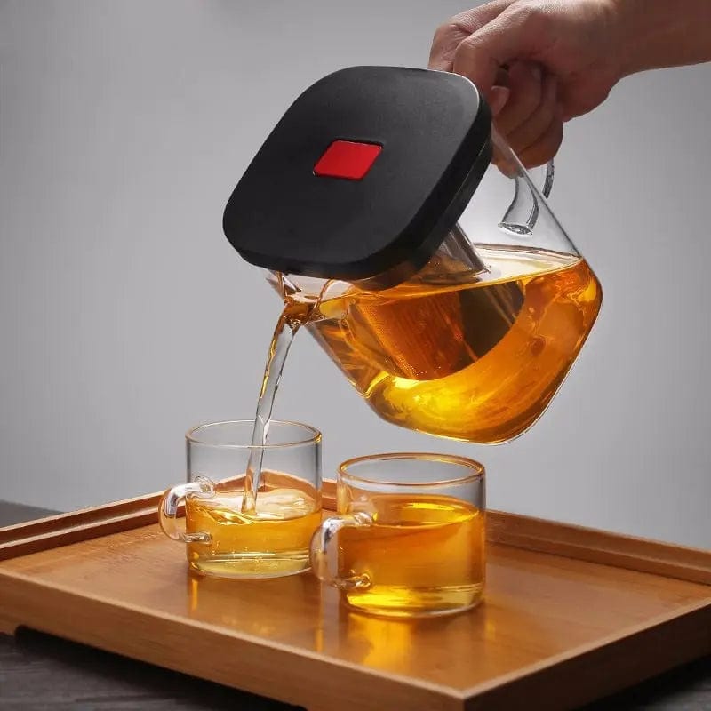 Glas-Teekanne Würfel 600ML - 1L