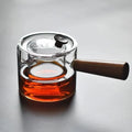 Glasteekanne mit Holz 500ML