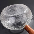 Glasteekanne mit Holzgriff 300ML