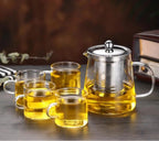 Glasteekanne mit Infuser 450ML - 1.3L