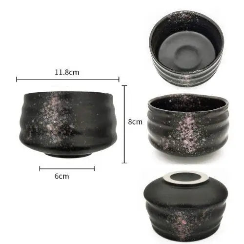 Große schwarze Chawan 550ml – Bild 6