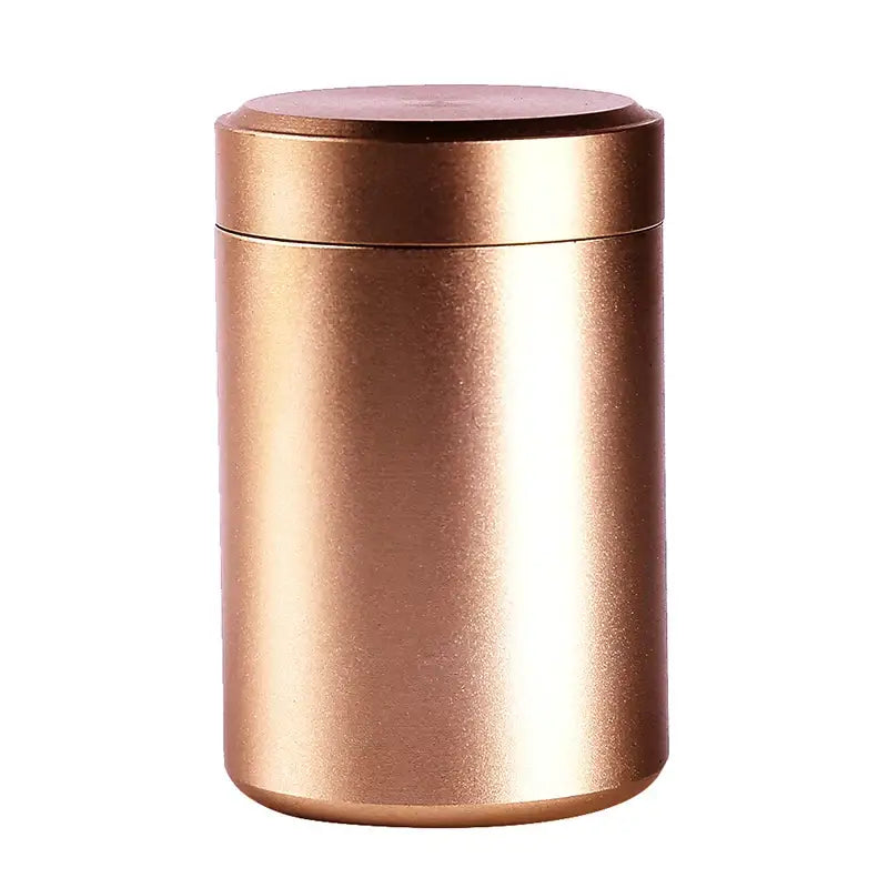 Große Metall-Teedose