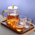 Granulierte Glasteekanne 450ML - 900ML