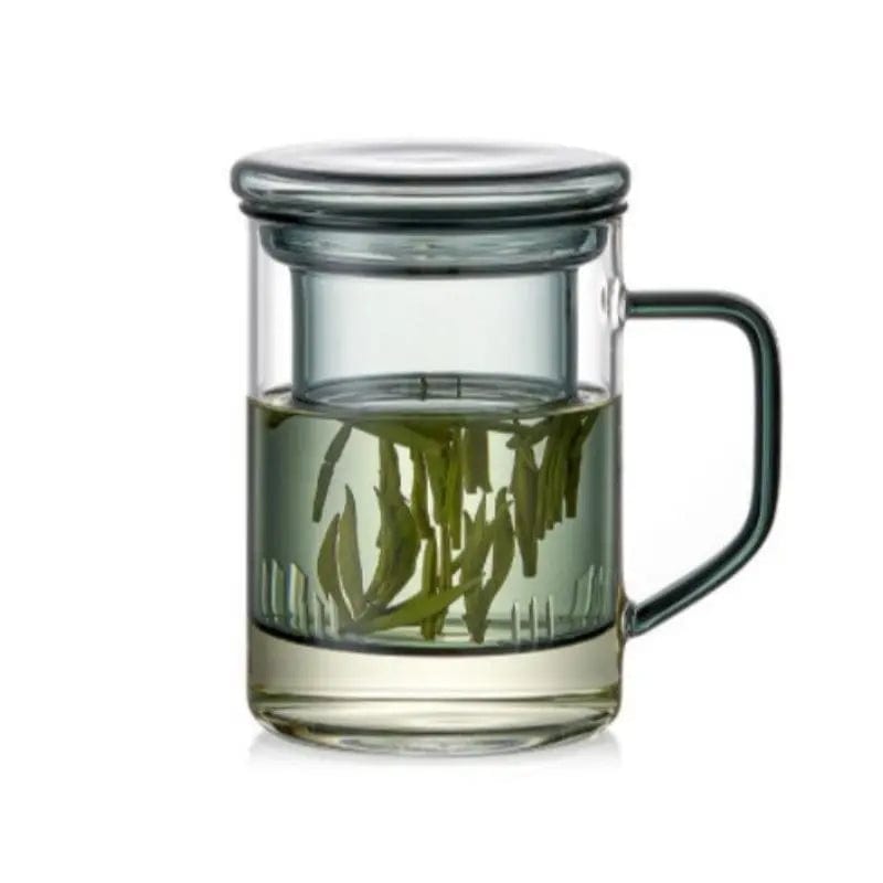 Großer Teeglasbecher mit Infuser 400ml