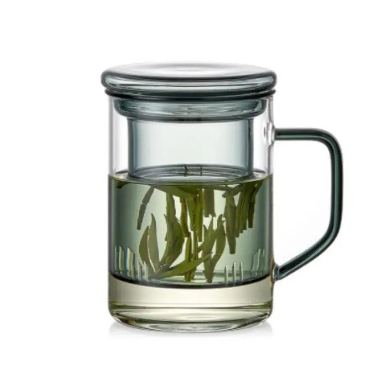 Großer Teeglasbecher mit Infuser 400ml