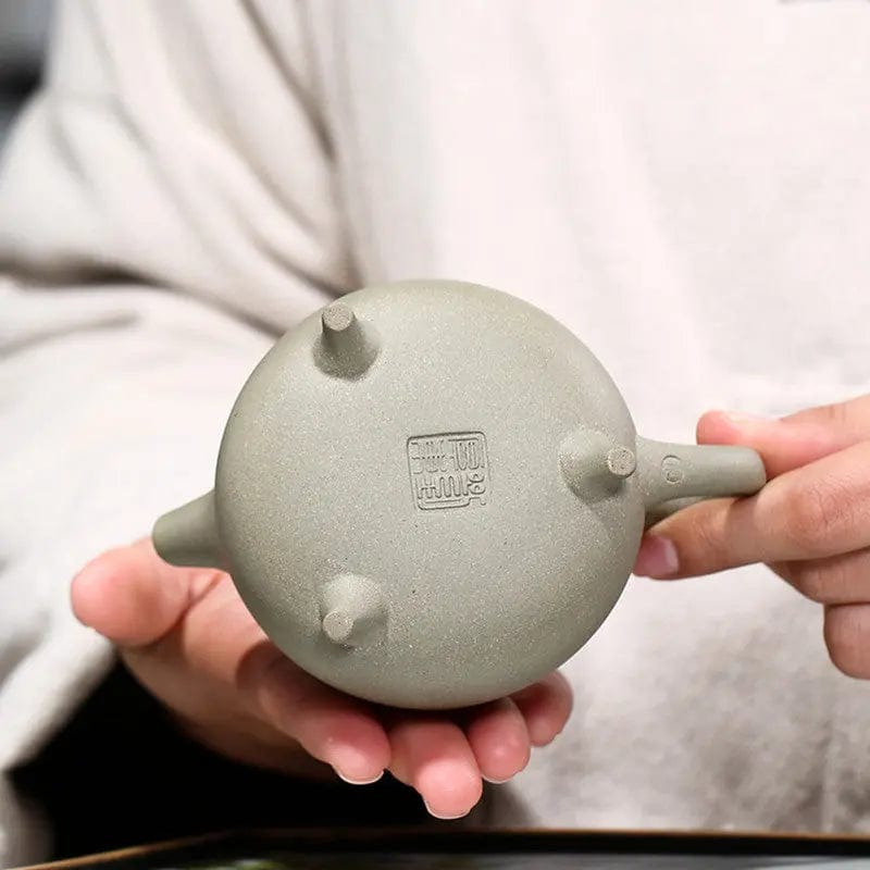 Hellgrüne Yixing-Ton-Teekanne 200ML