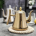 Hohe Teekanne aus Stahl 1L - 1.5L