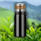 Edelstahl-Thermosflasche mit separatem Teefilter