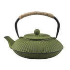 Japanische Flache Gusseisen-Teekanne 800ml