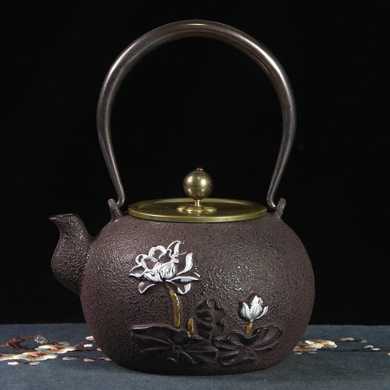 Japanische Gusseisen-Teekanne Bergamotte 1,1L