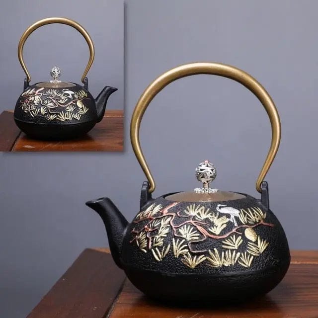 Japanische Gusseisenteekanne Kiefer 1,2L