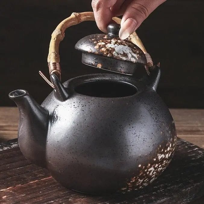 Japanische Keramik-Teekanne, 700 ml