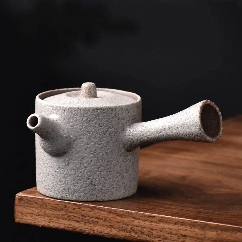 Japanische Kyusu Teekanne aus Keramik im Vintage-Stil 160ML