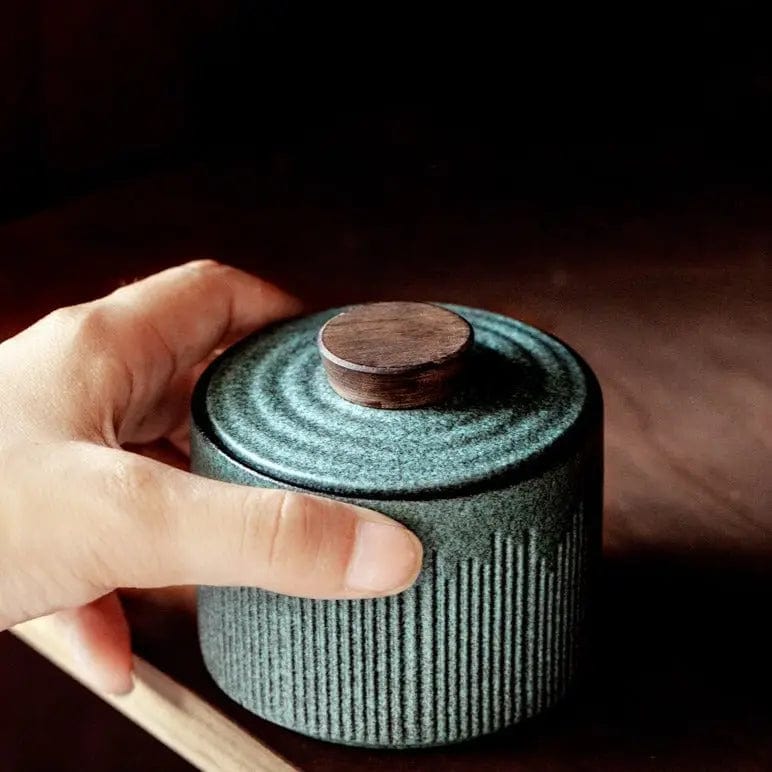 Japanische Teedose aus Keramik 150ml