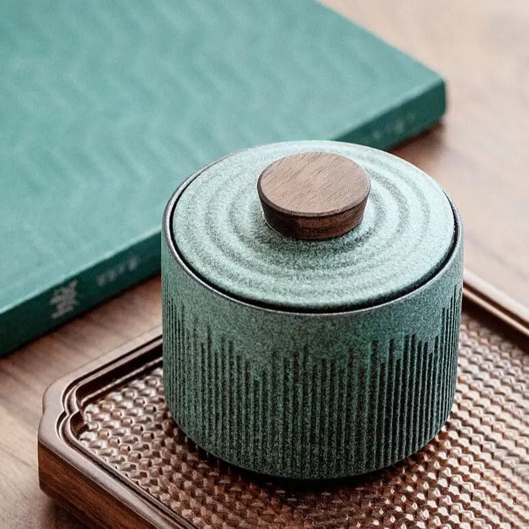 Japanische Teedose aus Keramik 150ml