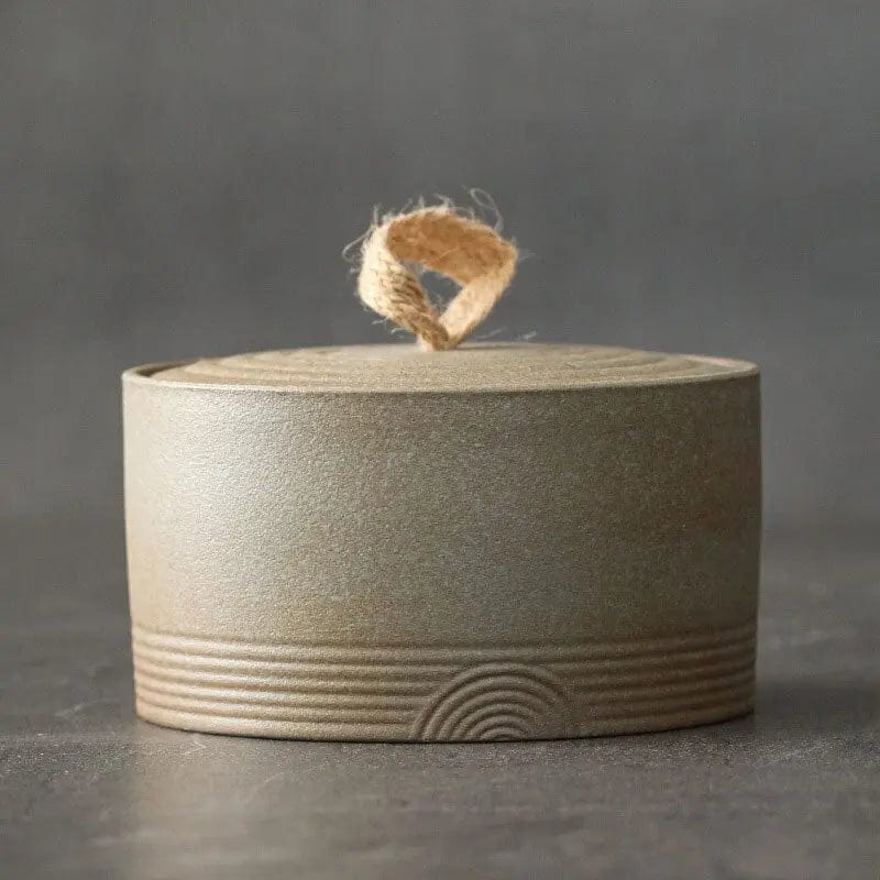 Japanische Teedose aus Ton 500ml