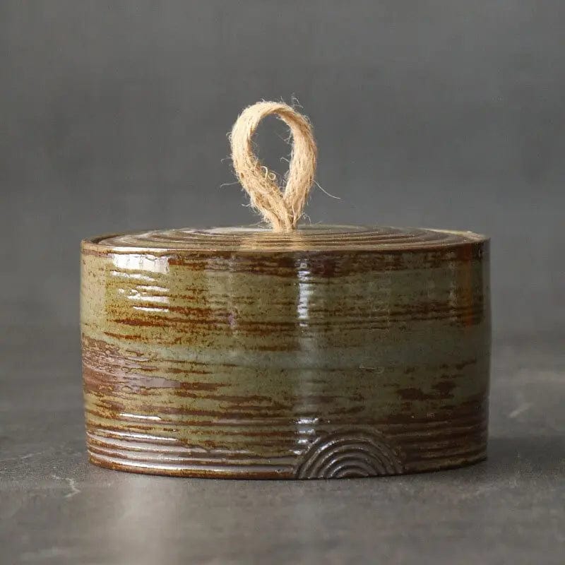 Japanische Teedose aus Ton 500ml