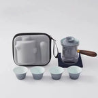 Japanisches Kyusu-Teeset aus Keramik