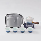 Japanisches Kyusu-Teeset aus Keramik