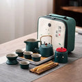 Japanisches Reise-Tee-Set aus Keramik
