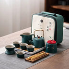 Japanisches Reise-Tee-Set aus Keramik