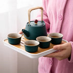 Japanisches Reise-Tee-Set aus Keramik