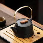 Japanisches Teeservice Schwarz Keramik Design