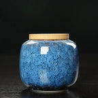Keramik-Teedose Design Iris