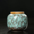 Keramik-Teedose Design Iris