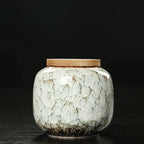 Keramik-Teedose Design Iris