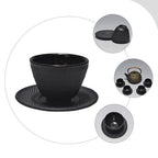 Gusseisen-Teetasse mit Untertasse – Bild 4