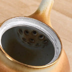 Kleine runde japanische Keramik-Teekanne 170 ml