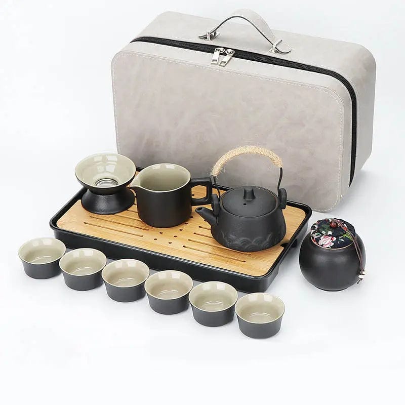 Komplettes Japanisches Keramik-Teeset