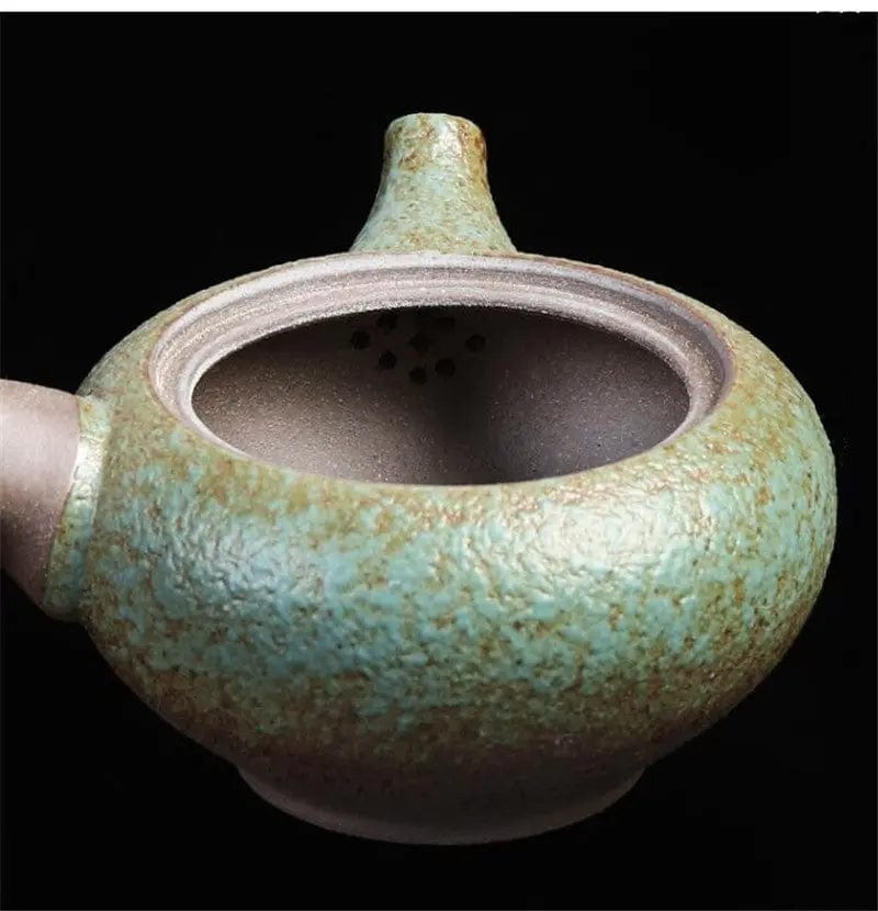 Kyusu Vintage Teekanne aus chinesischem Steingut 210ML