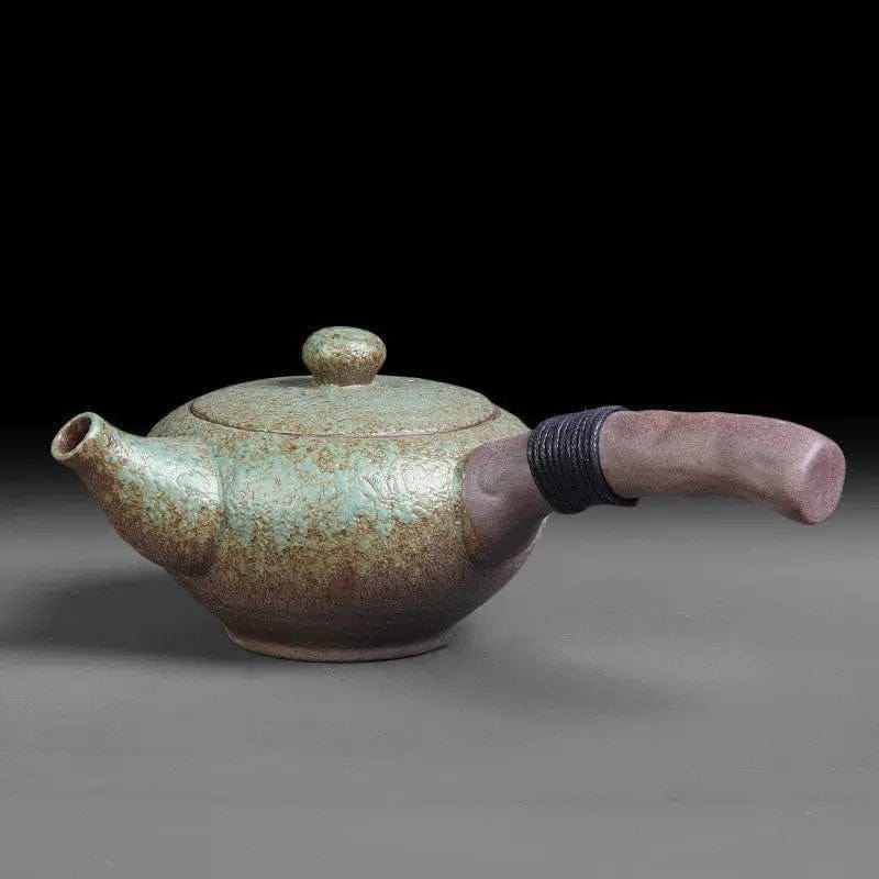 Kyusu Vintage Teekanne aus chinesischem Steingut 210ML